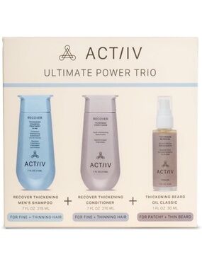 ACTIIV Ultimate Power Trio Fuller Hair For Men